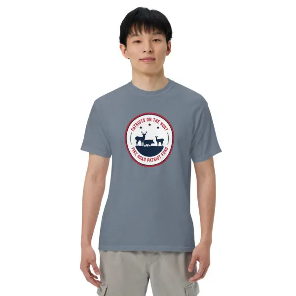 "Patriots on the Hunt" Logo Comfort Colors T-Shirt 6