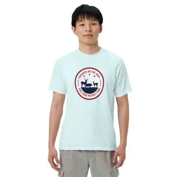 "Patriots on the Hunt" Logo Comfort Colors T-Shirt 20