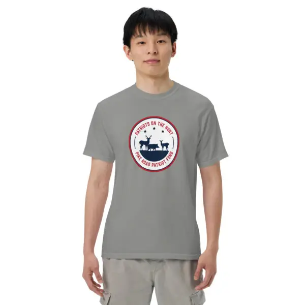 "Patriots on the Hunt" Logo Comfort Colors T-Shirt 10