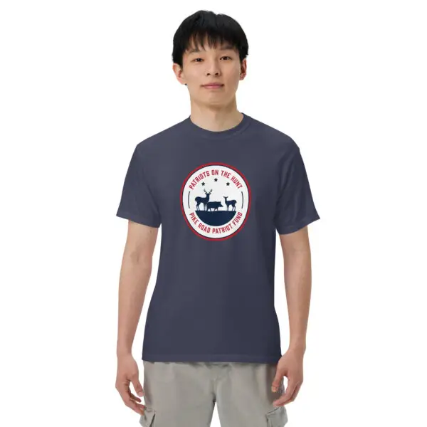 "Patriots on the Hunt" Logo Comfort Colors T-Shirt 4