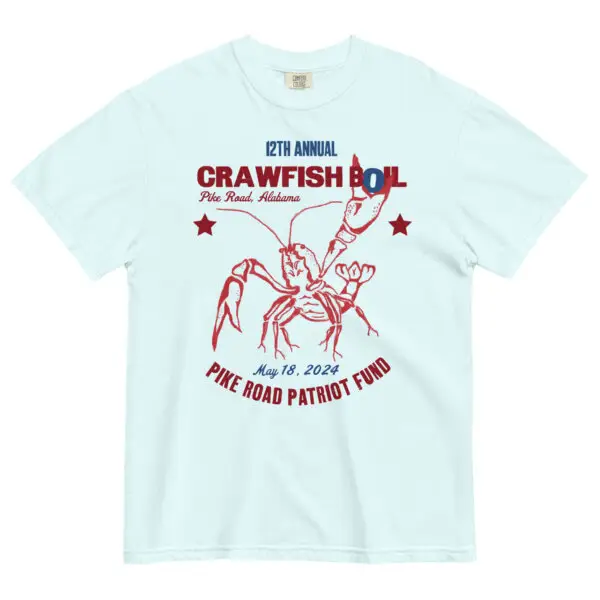 Official 2024 Crawfish Boil T-shirt - Comfort Colors Short-Sleeve 32