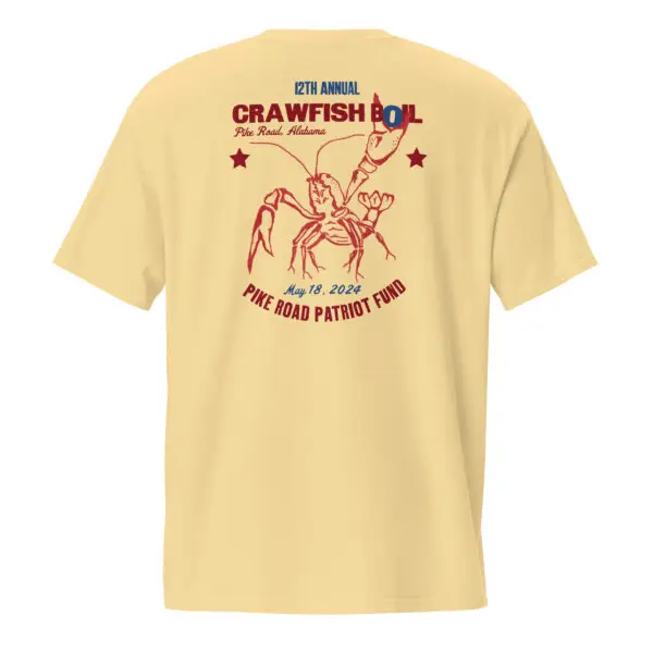 Official 2024 Crawfish Boil T-Shirt - Comfort Colors Shirt with Front Pocket 27