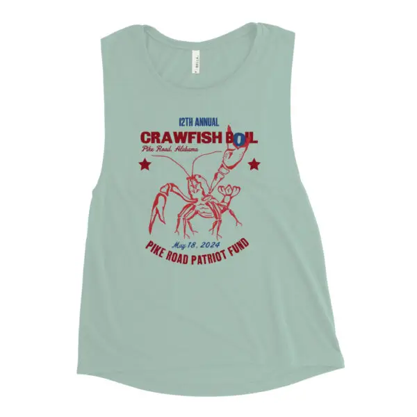 Official 2024 Crawfish Boil Ladies’ Muscle Tank 2