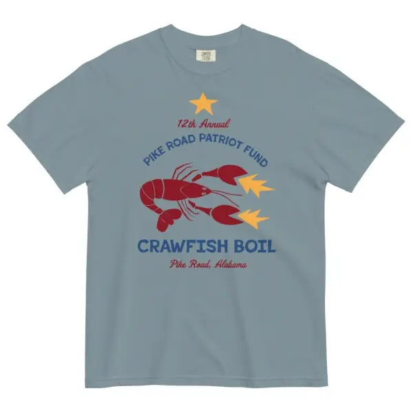 "Watch the Pinchers" 2024 Crawfish Boil Comfort Colors Garment-dyed Heavyweight T-shirt 4