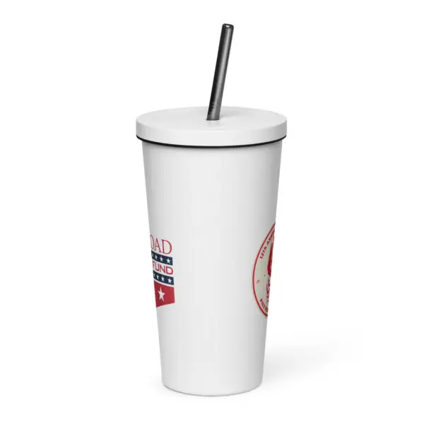 Patriot Fund Insulated tumbler with a straw 2