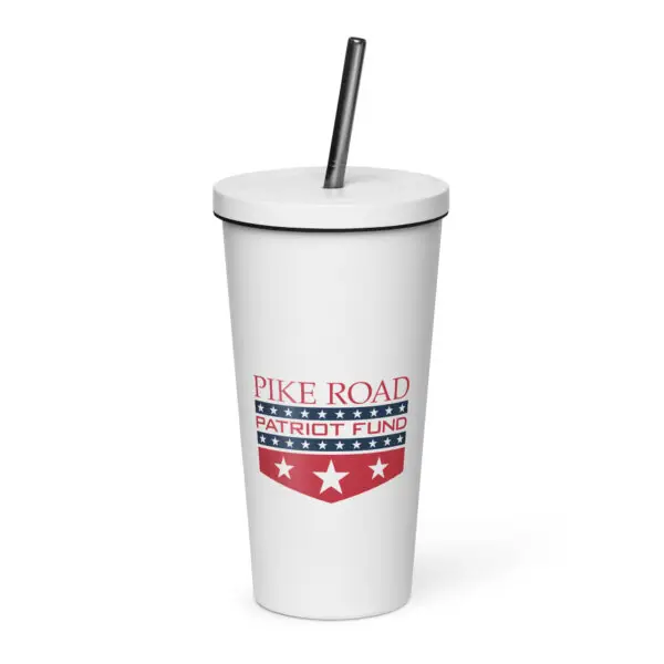 Patriot Fund Insulated tumbler with a straw 4